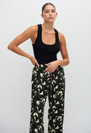 Drawstring Trouser - Agave - Matteau